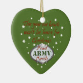 陸軍誇りを持った親オーナメント セラミックオーナメント (右)