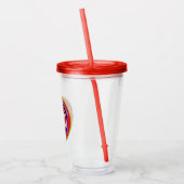 陸軍誇りを持った退役軍人野砲兵部隊 アクリルタンブラー (左)