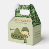 陸軍誕生日好意ボックスキッズボーイソルジャー迷彩柄 フェイバーボックス (裏面サイド)