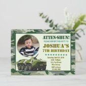 陸軍誕生日招待 招待状 (スタンド正面)