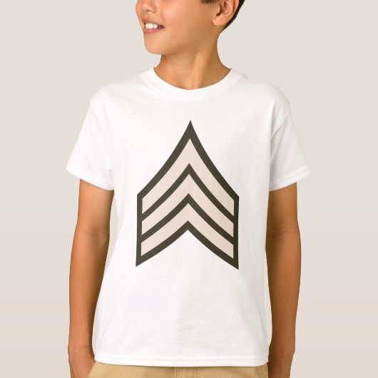 陸軍軍曹の地位 Tシャツ (正面)