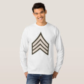 陸軍軍曹の地位 Tシャツ (正面フル)