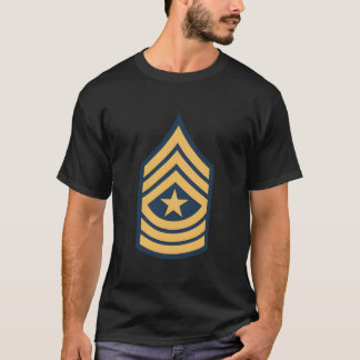 陸軍軍曹専攻のE-9軍隊ランクSgm退役軍人 Tシャツ