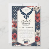 陸軍軍艦戦術式軍隊ブライダルシャワー 招待状 (正面)