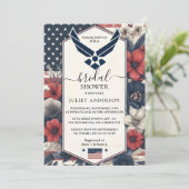 陸軍軍艦戦術式軍隊ブライダルシャワー 招待状 (スタンド正面)