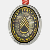 陸軍軍軍下士官 メタルオーナメント (左)