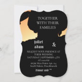 陸軍軍隊制空軍結婚式招待状 招待状 (正面)