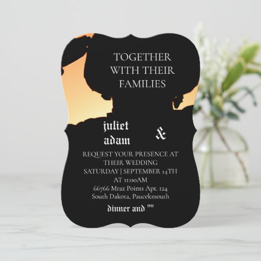 陸軍軍隊制空軍結婚式招待状 招待状 (スタンド正面)