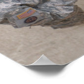 陸軍軍隊国旗のポスター ポスター (角)