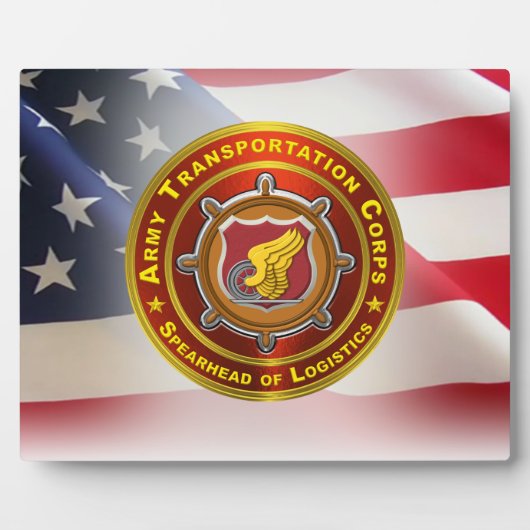 陸軍輸送部陸軍退役軍人 フォトプラーク (正面)