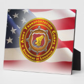 陸軍輸送部陸軍退役軍人 フォトプラーク (側面)