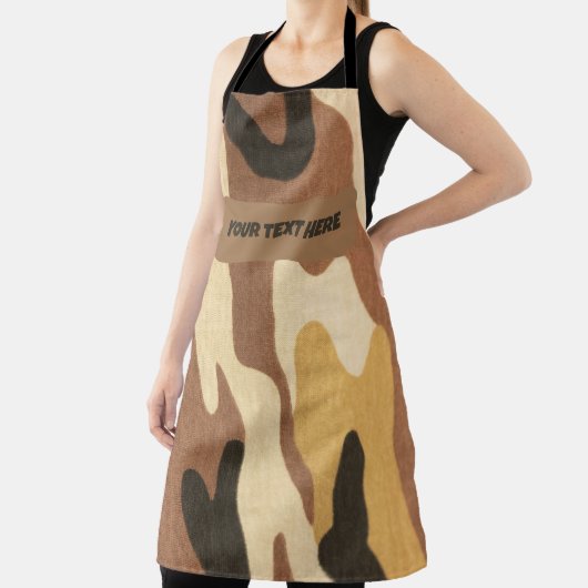 陸軍迷彩柄カモフラージグリル、迷彩柄 パーソナライズされた エプロン (インサイチュ)