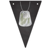 陸軍迷彩柄ハッピーバースデーバンティンバナー バンティングフラッグ (第1の旗)