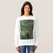 陸軍退役軍人の妻 スウェットシャツ (正面フル)