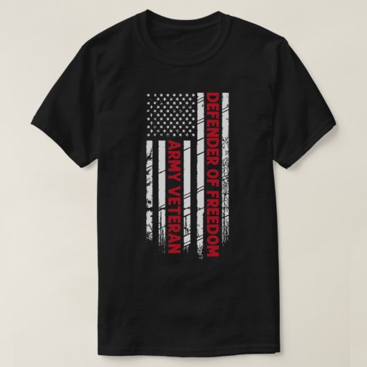 陸軍退役軍人の自由の擁護者34 Tシャツ (デザイン正面)