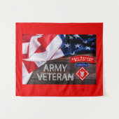 陸軍退役軍人第20次工士旅団空挺部隊 タペストリー (正面(横))