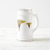 陸軍退役軍人軍ナース隊魔法マグ ビールジョッキ (正面右)