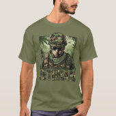 陸軍退役軍人迷彩 Tシャツ (正面)