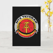 陸軍退役軍人 カード (黄色い花)