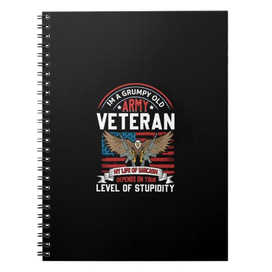 陸軍退役軍人 ノートブック (正面)