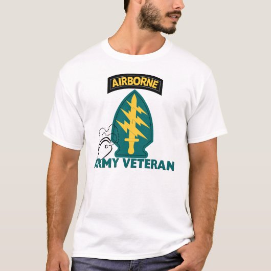 陸軍退役軍人 – 特殊部隊 Tシャツ (正面)