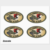 陸軍退役軍人- M-48 楕円形シール (シート)