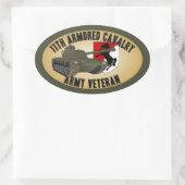 陸軍退役軍人- M-48 楕円形シール (バッグ)