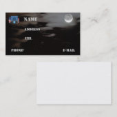 陸軍部隊のベレー帽のフラッシュの退役軍人は名刺を診察します 名刺 (正面/裏面)