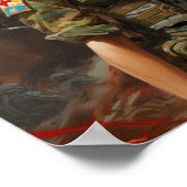 陸軍24 -インスパイアの軍隊愛好家のためのポスター ポスター (角)