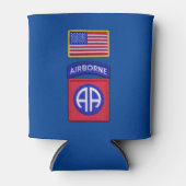 陸軍82nd ABN空挺師団フォートブラッグ缶Coo 缶クーラー (正面)