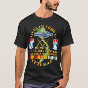 陸軍-ベトナム戦闘病院- CIB - DUI w Tシャツ