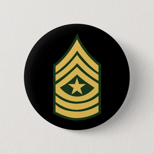 陸軍 – 専攻の E-9軍曹(SGM) 缶バッジ (正面)