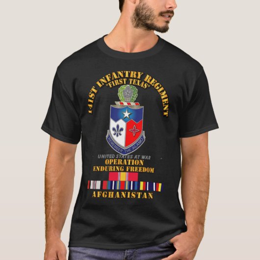 陸軍 – 歩兵第141連隊 – OEF - A Tシャツ (正面)