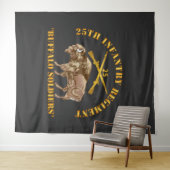 陸軍 – 歩兵第25連隊 – バッファロー兵 タペストリー (インサイチュ(横))