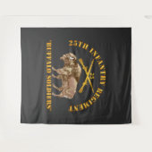 陸軍 – 歩兵第25連隊 – バッファロー兵 タペストリー (正面(横))