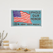 陸軍、海軍、海兵隊(US02081)に参加 ポスター (キッチン)