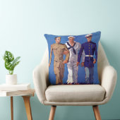 陸軍、海軍、海軍 クッション (椅子)