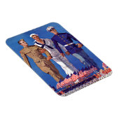 陸軍、海軍、海軍 マグネット (右側)