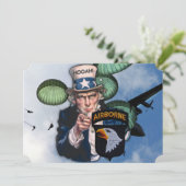 陸軍 第101空降師団 ベテランズ パッチ (スタンド正面)