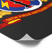 陸軍 – 第56回野砲兵部隊 ポスター (角)