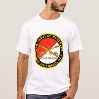 陸軍 – 第9騎兵連隊 – フォートアッシニボイン, M Tシャツ