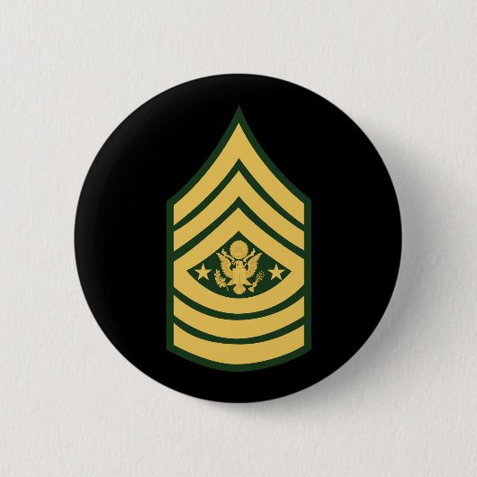 陸軍 – 軍専攻のE-9のSgt (SMA) 缶バッジ (正面)