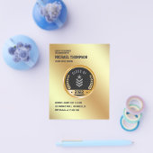 陸軍/軍隊をテーマにした卒業パーティー招待状 チラシ (シングル)