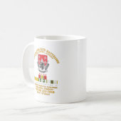 陸軍 – 249th Engineer Bn - Karlsruhe, Germany w V コーヒーマグカップ (正面左)