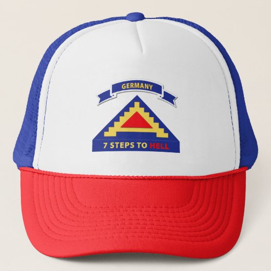 陸軍 – 7番目の統一された州軍w 7ステップ地獄w Sc キャップ (正面)