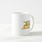 陸軍 – Br付き第7騎兵連隊 – リボン コーヒーマグカップ (正面右)