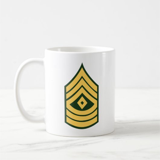 陸軍 – E-8一等軍曹(1SG) コーヒーマグカップ (左)