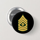 陸軍 – E-8一等軍曹(1SG) 缶バッジ (正面&裏面)