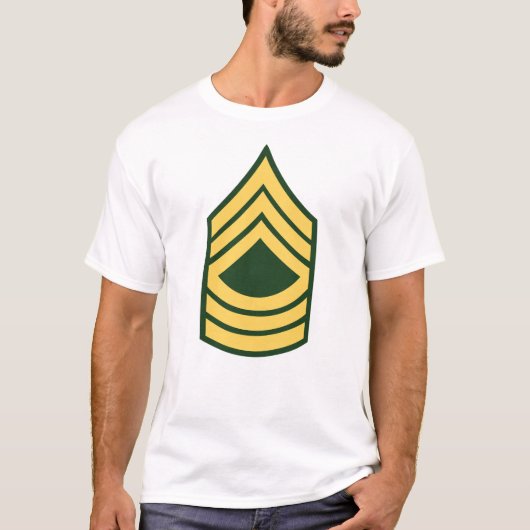 陸軍 – E-8軍曹(MSG) Tシャツ (正面)