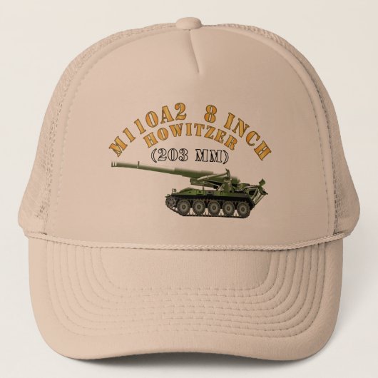 陸軍 – M110A2 - 8インチ203 mmホイッツァーX 300 キャップ (正面)